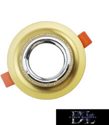 ELDLUX süllyesztett spot lámpatest GU10 Max 60w arany/króm (P25-O)