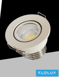 ELDLUX Mini spot lámpatest 3w 4000k 270lm 30° IP20 Fehér D52x40mm Kivágás: D40mm (P-45-3BN)