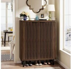 Tribesigns 6 szintes cipőtároló szekrény - Állítható polcokkal és lamellás ajtókkal