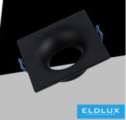 ELDLUX Süllyesztett spot lámpa 1xGU10 IP20 Fekete 83x83x45mm kivágás: D75mm 5év (P36-N)
