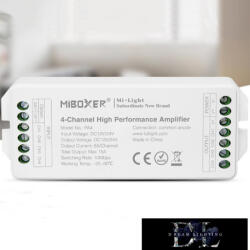 MIBOXER 4 csatornás Jelerősítő DC: 12-24V Max: 15A 6A/CH (PA4)
