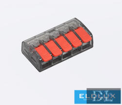 ELDLUX 5-Pólusú nyitható kábelösszekötő 10db/csomag (CMK635-10)