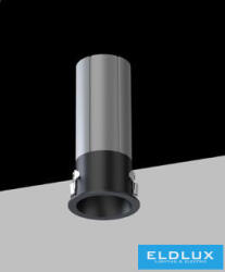 ELDLUX Mini spotlámpa 3w 145lm 6500k IP20 Fekete D25x57mm kivágás: D20mm (R20-NF)