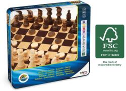 Juguetes Cayro 751 sakk és dáma játék fémdobozban (CY751)