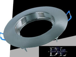 ELDLUX Süllyesztett spot lámpatest 1XGU10 Max. 40w ezüst D86mm/D55mm (P32-A)