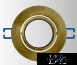 ELDLUX Süllyesztett spot lámpatest 1xMR16 bronz ∅90x20mm/∅75mm (P12-C)