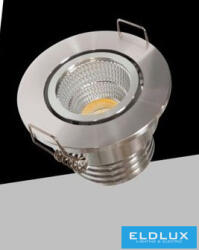ELDLUX Mini spot lámpatest 3w 3000k 270lm 30° IP20 Króm D52x40mm Kivágás: D40mm (P-45-3AC)
