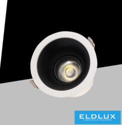 ELDLUX UNIVERSO Spot lámpa 10w 3000k 645lm 27° RA90 ∅85×73mm kivágás: D75 IP20 fehér (YLX-D85-10W-C)