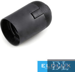ELDLUX K327W E27 foglalat fekete (K327WB)