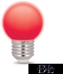  TELFORCEONE Forever Light LED izzó E27 G45 2W 230v piros 5db/doboz (RTV003602)