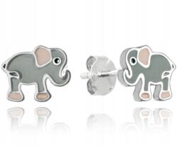  Ezüst Fülbevaló Minet Szürke Rózsaszín Elefántok JMAD0041PE00 (JMAD0041EE00)
