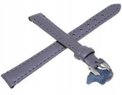 Diloy Szürke Bőr Óraszíj 12 mm Diloy 304 (304.12.7)