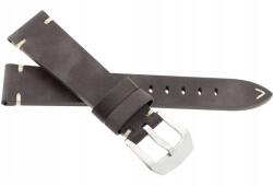 JVD Szürke Bőr Óraszíj 24 mm Jvd R42101-2 (R42101-24)