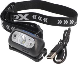 AccuCell LED szenzorszerelésű fejlámpa H230 reflektáló fejpánttal és mozgásérzékelővel