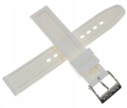 Fehér Szilikon Egyenes Óraszíj Nautica A15631M 18 mm (PA15631M)