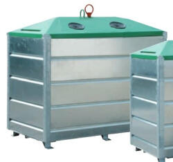  2500 literes szelektív alsó ürítésű üveg hulladékgyűjtő (07-3931-2)