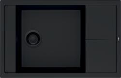 Elleci - Mosogatótálca Unico 305 (K86 Black) fekete tartozékokkal (LKU30586BKM)