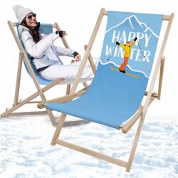 Allbag Összecsukható Téli Napozóágy Síelőknek Sípályára Pihenés Relaxáció (PAK3290 Allbag)