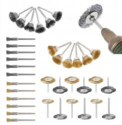  Drótkefe Készlet Fúrógéphez/csavarhúzóhoz 36 Darabos (PEWETE)