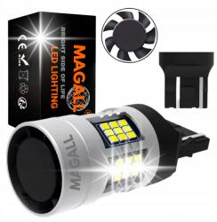 MAGALL Led Izzó W21/5W T20 7443 Canbus Magall Fan-can Fehér Erős Drl