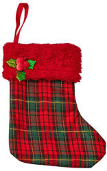 Valex Decor Skótkockás karácsonyi zokni 8 x 14cm (KZ01-14)