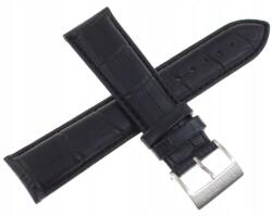  Fekete Bőr Óraszíj Nautica NAI21501GBL 22 mm Krokodil (PNAI21501GBL)