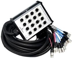 Soundsation SGBX20-1204-20 - Cablu Multicore cu Stage Box, 12 intrari, 4 iesiri, lungime 20 de metri