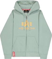 Alpha Industries Basic Zip Hoody - frost green