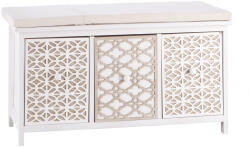 AdTrend Banca lemn alb maro 80 x 35 x 42 cm (101862) Canapea