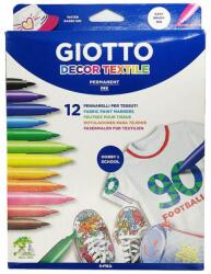 GIOTTO Set 12 markere textile Decor Giotto