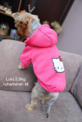  Kutyaruha - Kutyapulóver - Kutyapulcsi - Hello Kitty-s, kapucnis - XL
