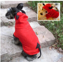  Kutyaruha - Kis Ördög kosztüm - cuki és tökéletes egy szelfihez - L - piros ördög