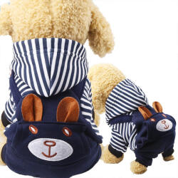  Kutyaruha - Puha Overál - overall - Kezeslábas - Mackó mintával , kényelmes és stílusos - S - kék