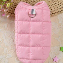  Kutyaruha - Mellény Pórázakasztóval - 2XL - rózsaszín