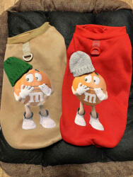  Kutyaruha - M&M Kutyapulóver (2Szín) - S - piros