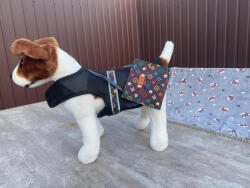  Kutyaruha - Könnyű, hálós anyagú trikó, hátul stílusos kistáskával - fekete színben - 3XL