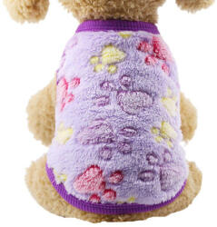  Kutyaruha - Tappancs Mintás Trikó - Pihe Puha anyag és tökéletes hűvösebb napokon is - kétféle színben - XS - lila