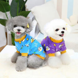  Kutyaruha - Kutyapulóver - Kutyapulcsi - Panda mintával - 2 választható szín - L - kék