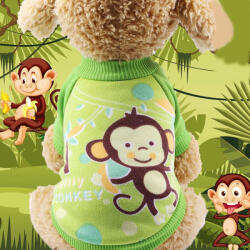  Kutyaruha - Kutyapulóver - Kutyapulcsi - Majom mintás - 2XL