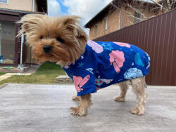  Kutyaruha - Pamut póló sötétkék színben, bárányos mintával - 2XL