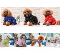  Kutyaruha - Kutyaoverál Egyberészes bundás kezeslábas. Vízálló - 5színben - M - kék