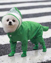  Kutyaruha - Teljes védelem az eső ellen - 2XL - piros