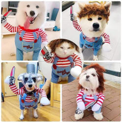  Kutyaruha - Chucky babás kutyajelmez - XL