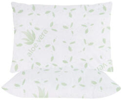 Somnart Set 2 Perne 50x70 Somnart Belina Aloe Vera, microfibra, lavabile la masina, vidat (SET.2PER.IMP.50X70.07)