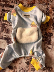 Petgear Kutyaruha - Kutyapizsi - Macis vastag pizsi kék színben - M