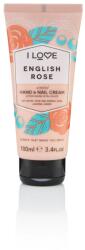 I Love Cosmetics Crema de maini si unghii English Rose, 100ml, I Love Cosmetics