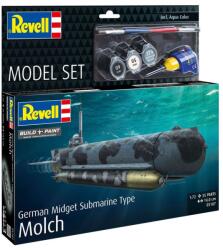 Revell Model Set German Midget Submarine Type Molch, Revell 65187, scara 1: 72 (4009865187)