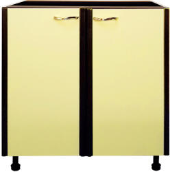International Service Sorento, Corp inferior 2 usi , Wenge/ galben, 80 x 52 x 82 cm