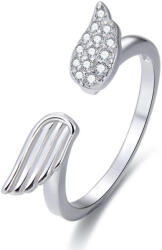 Silenti Jewelry Сребърен пръстен "Криле" - 5 - 49мм (15.6мм диам. )