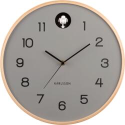 Karlsson Ceas de perete Natural Cuckoo cu cuc, gri (KA5886GY)